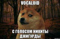 VOCALOID С ГОЛОСОМ НИКИТЫ ДЖИГУРДЫ