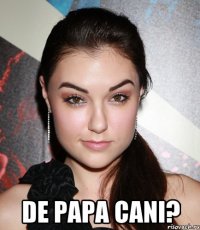  de papa cani?