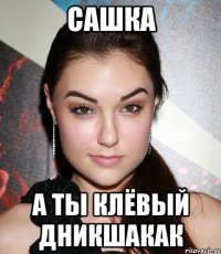 сашка а ты клёвый дникшакак