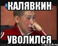 Калявкин уволился