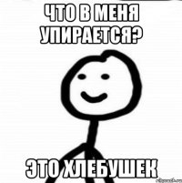 что в меня упирается? это Хлебушек