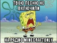 твою песню не включили на радио minecraftonly