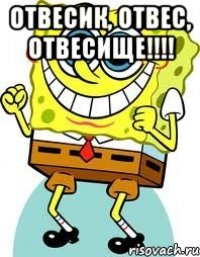 отвесик, отвес, отвесище!!!! 