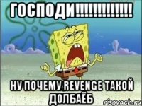 Господи!!!!!!!!!!!!! Ну почему Revenge такой долбаёб