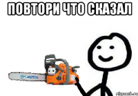 повтори что сказал 