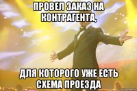 Провел заказ на контрагента, Для которого уже есть схема проезда