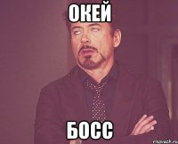 окей босс