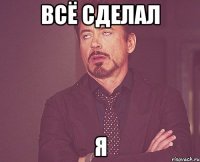 Всё сделал Я