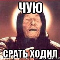 чую срать ходил