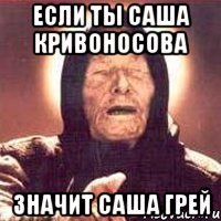 Если ты саша кривоносова Значит саша грей