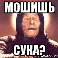 мошишь сука?