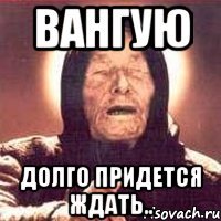 ВАНГУЮ Долго придется ждать..