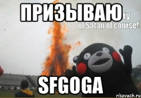 Призываю sfgoga