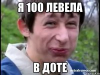 я 100 левела в доте