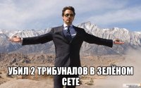  Убил 2 трибуналов в зелёном сете