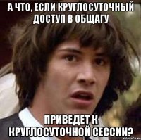 а что, если круглосуточный доступ в общагу приведет к круглосуточной сессии?