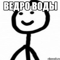 ведро воды 