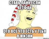 СТАВЬ ЛАЙК ЕСЛИ ВЕТФАК ЭТО ВСЁ ЧТО ЕСТЬ У ТЕБЯ В ЖИЗНИ