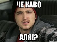 ЧЕ КАВО АЛЯ!?