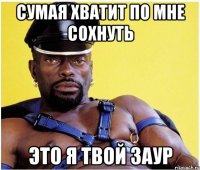 сумая хватит по мне сохнуть это я твой заур