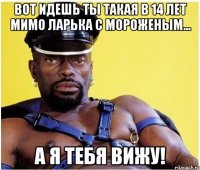 ВОТ ИДЕШЬ ТЫ ТАКАЯ В 14 ЛЕТ МИМО ЛАРЬКА С МОРОЖЕНЫМ... А Я ТЕБЯ ВИЖУ!
