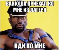 ванюша приехал ко мне из лагеря иди ко мне