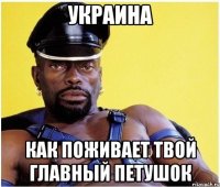 Украина Как поживает твой главный петушок