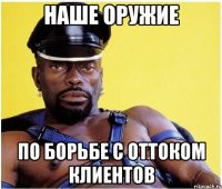 Наше оружие По борьбе с оттоком клиентов