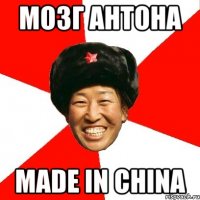 мозг Антона Made in China