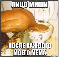 Лицо Миши После каждого моего мема