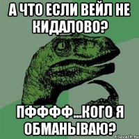 а что если Вейл не кидалово? Пфффф...кого я обманываю?