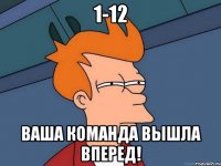 1-12 Ваша команда вышла вперед!