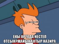  Екы ортада нестеп отсын?жайына отыр Назира