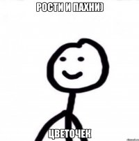 Рости и пахни) Цветочек