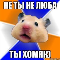 не ты не Люба ты хомяк)