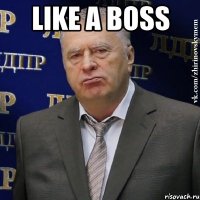 like a boss 