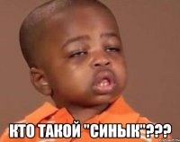  Кто такой "Синык"???