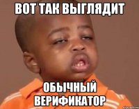 Вот так выглядит обычный верификатор