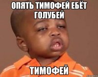 Опять Тимофей ебёт голубей ТИМОФЕЙ