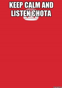 Keep Calm and listen Єнота 