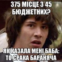 375 місце з 45 бюджетних? Як казала мені баба: то срака бараняча