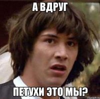 А вдруг петухи это мы?