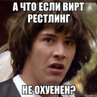 а что если вирт рестлинг не охуенен?