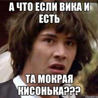 А что если вика и есть Та мокрая кисонька???