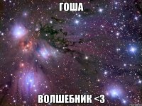 ГОША ВОЛШЕБНИК <3