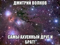 Дмитрий Волков Самы ахуенный друг и брат!