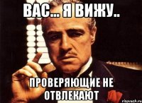 Вас... я вижу.. проверяющие не отвлекают