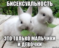 бисексуальность это только мальчики и девочки