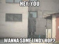 hey, you wanna some lindy hop?