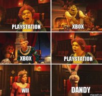 Playstation Xbox Xbox Playstation Wii Dandy